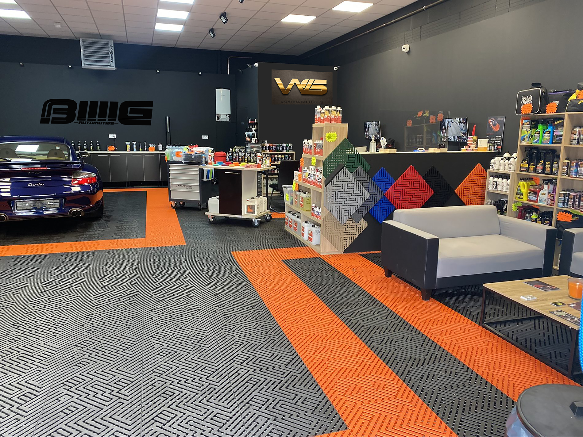 Installations modernes Biiiig Automotive detailing premium